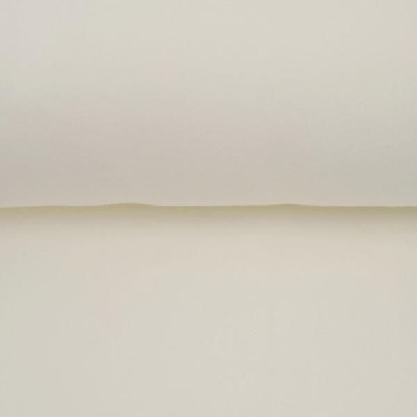 Baumwoll Fleece Uni Natur
